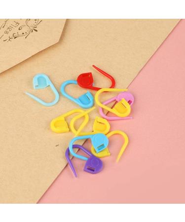 18 PCS Knitting Stitch Holders Set | Aluminum Safety Pins for Crochet & Knitting Needle | Includes 100 Locking Stitch Markers - Buy Online on GoSupps.com