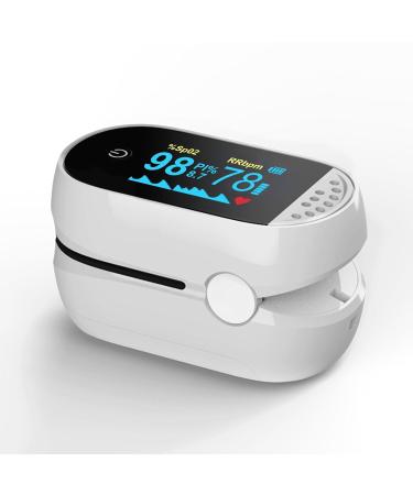 Buy High-Definition Fingertip Pulse Oximeter with Alarm | Fast & Accurate Oxygen Monitor - Includes Batteries & Lanyard - Buy Online on GoSupps.com