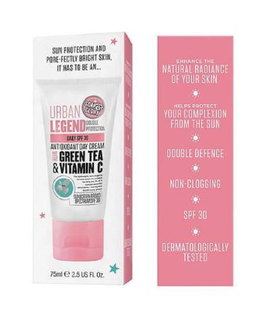 Soap & Glory Urban Legend Antioxidant Day Face Cream SPF 30 - 75ml - Buy Online on GoSupps.com