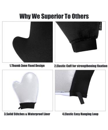 Yvoier Self-Tanned Glove Applicator Kit - 4-in-1 Set with Exfoliating & Self-Tanning Gloves | Perfect for an Even Tan - Buy Online on GoSupps.com