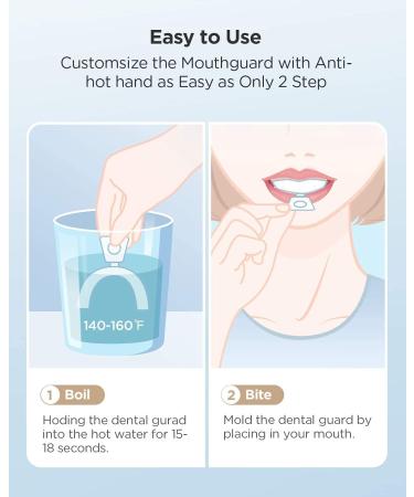 10 Pack Moldable BPA-Free Teeth Grinding Mouth Guard for Sleep - Buy Online on GoSupps.com