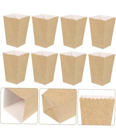 ABOOFAN 300 Pcs Cardboard Popcorn Dessert Bowls Charcuterie Cups Paper Cones for Food Popcorn Containers Movie Night Popcorn Bowl Square Disposable Trays Party Candy Cartons Mini Lunch Bag As Shownx6pcs mediumx6pcs - Buy Online on GoSupps.com
