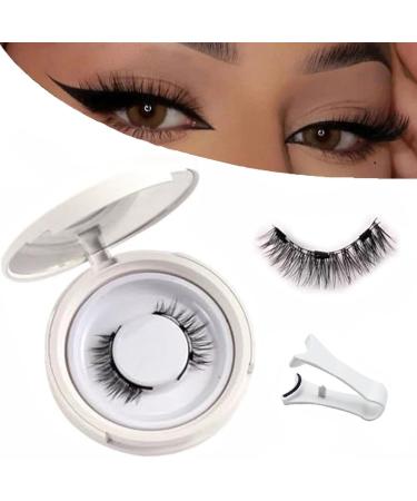 Magnetic Lashes Magnetic Eyelashes with Applicator No Glue Needed Magnetic Eyelashes Reusable Natural Look Magnetic Lashes (#05 Fuller)