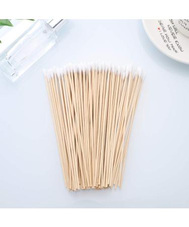 Lurrose Cotton Swabs with Wooden Handles - 200pcs Cotton Tips for Home & Office | International Shipping Available - Buy Online on GoSupps.com