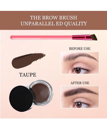 Anjoize 4D Hair Stroke Eyebrow Stamp Brush Kit - New 2023 Laminated Grooming Set | Gray Brown - Buy Online on GoSupps.com