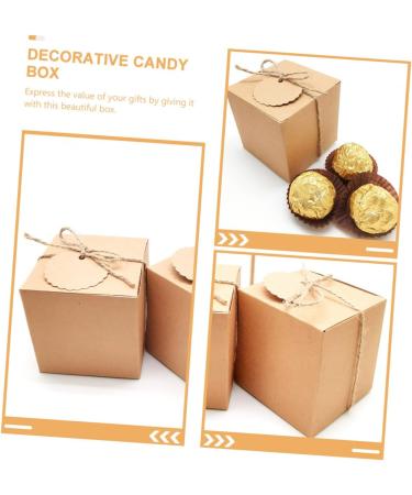 COHEALI Box Kraft Paper Box Wedding Ceremony Decorations Cupcake Toppers Biscuit Container Biscuits - Buy Online on GoSupps.com
