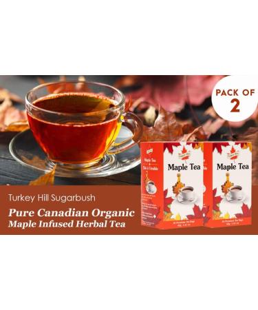 Turkey Hill Sugarbush Premium 100% Pure Canadian Maple Infused Tea (Pack of 2 40 Count) Maple Tea - Buy Online on GoSupps.com