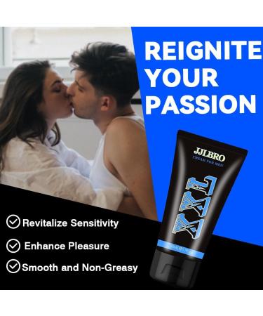 Male Enlargement Massage Cream | Moisturizing Private Part Extender Cream for Thicker & Longer Results - 50ml - Buy Online on GoSupps.com