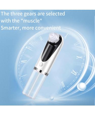 2024 Upgraded - Blackhead Remover Pore Cleaner - Wireless Blackhead Extractor Tool with 3 Adjustable Modes of Inhalation Comfort Level Dual Storage Space USB-C Rechargeable Suitable for Women/Men White - Buy Online on GoSupps.com