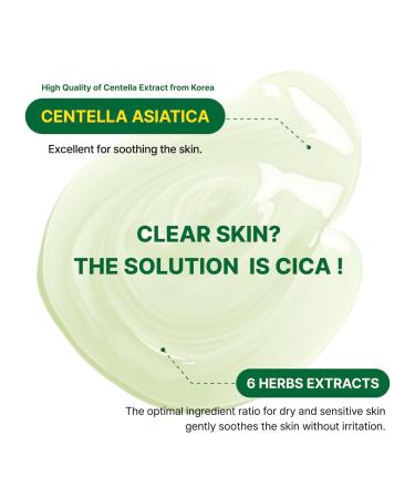 CCLIMGLAM CICA Regain Cleansing Gel Foam 150ml(5.07Fl.Oz) Vegan Mild Skin Barrier Cleanser for Sensitive Pore and Sebum Care Calming Soothing Effect Clean Beauty Korean Skin Care - Buy Online on GoSupps.com