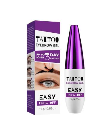 Generisch Peel off your eyebrows - Treat your eyebrows - Peel Off Brow Tint - Eyebrow Gel Ink - Natural Tint - Brow Enhancing - Waterproof and Long-Lasting