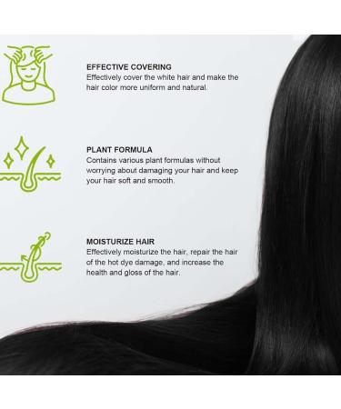  YUNZHIHUI 3 in 1 Hair Colouring Shampoo with Natural Botanical Ingredients for Women and Men Instant Coloring and Long-Lasting Hold (Light Brown) - Buy Online on GoSupps.com