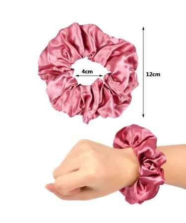 Buygoo 36 Color Silk Satin Hair Ties for Women | Strong Elastic Ponytail Holders & Colorful Hair Accessories - Buy Online on GoSupps.com
