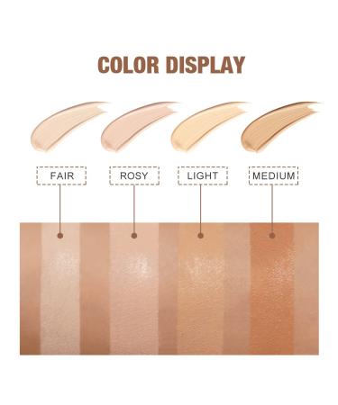 Lacomchir Feeling Free Foundation - Longwear Medium-Full Coverage Liquid Makeup 1.11fl. oz (Light) - Buy Online on GoSupps.com