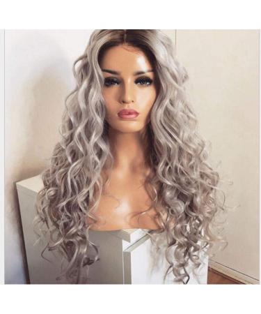 BGHJUE N Wigi S A Wig Wigs Short Hair Forwomen Synthetic Ombre Temperature Fiber Hair Corn Perm