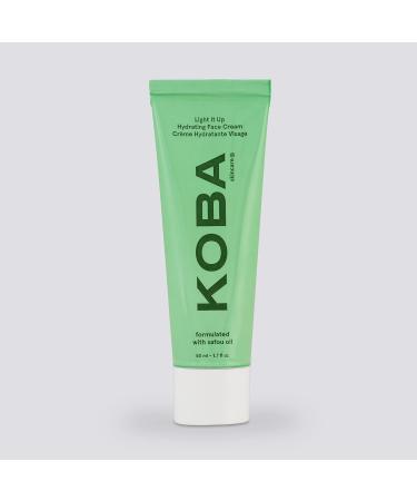 KOBA Light It Up Face Cream - Hydrating Face Cream - For All Skin Types - Floral, Spicy, & Woody Fragrance - Vegan - Natural Ingredients - Safou Oil, Niacinamide, Chaulmoogra & Black Seed Oil 1.7 Ounce (Pack of 1) - Buy Online on GoSupps.com