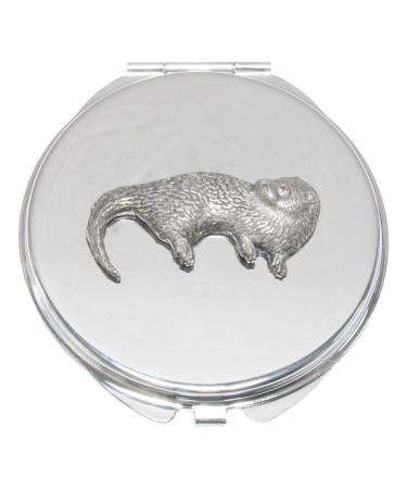 Otter Compact Mirror Handbag Gift With Free Engraving 252