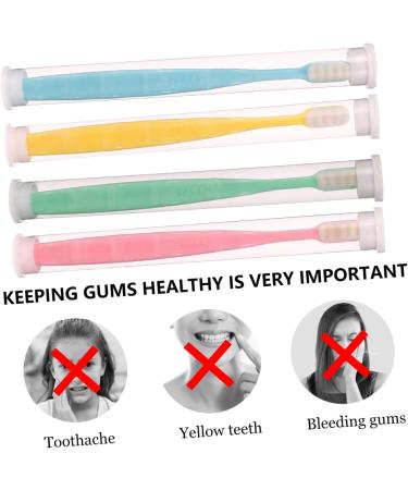 Minkissy 12 PC Soft Hair Toothbrush Set - Super Soft Bristle Toothbrush for Adults & Kids - Gentle Oral Care - Various Colors - 1 Pack - Buy Online on GoSupps.com