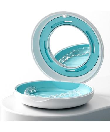 Alnicov Retainer Box & Aligner Case with Mirror | Invisalign Storage & Cleaning Tool - Buy Online on GoSupps.com