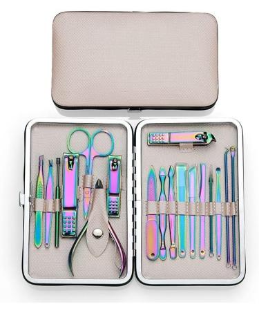Nail Clippers Set 18 Piece Color Nail Clipper Set Nail Clipper Nail Clipper Manicure Tool Set Personal Care Portable Home Nail Set - Buy Online on GoSupps.com