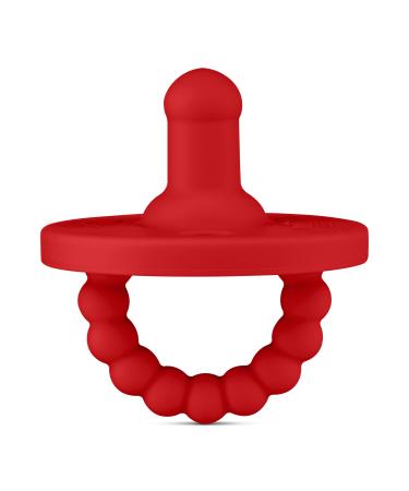 Ryan & Rose Cutie PAT Pacifier Teether (Stage 1  Red)