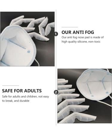 Exceart 60 pcs Silicone Adjustable Sewing Cover Adjuster - Safety Bracket & Anti-Nose Sealing Strip Clips for Handcrafts (10x2.5cm 3 pcs) - Buy Online on GoSupps.com