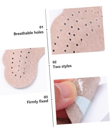 FOMIYES High Heel Insoles - 2 Pairs Forefoot Pads for Women | Magnetic Leather Gel Foot Pads for Pumps & Boots - Buy Online on GoSupps.com