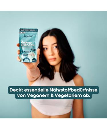 Be Tanics Vegan Essentials - 60 Capsules | Dietary Supplements for Vegan & Vegetarian Lifestyle | Vitamins & Minerals for Optimal Health - Buy Online on GoSupps.com