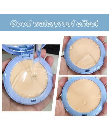 Horuili Matte Pressed Powder Dry and Wet Matte Powder Matte Smooth Setting Powder Makeup Light Fixative Powder Water Resistant and Non-Removing (Natural Beige) - Buy Online on GoSupps.com