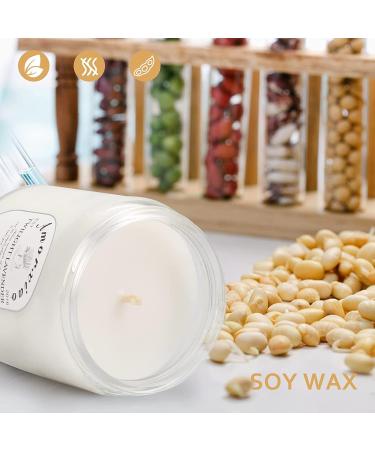 Scented Soy Candles 4 Pack - Lavender Sage Aromatherapy Set for Stress Relief and Meditation - Long Lasting 28 oz Natural Candles - Perfect Gifts for Women - Buy Online on GoSupps.com