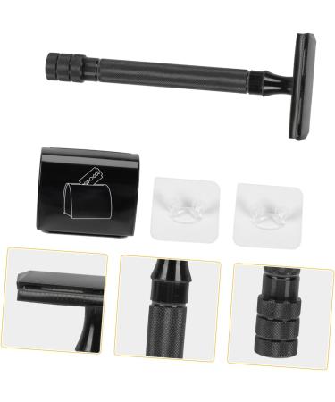 DOITOOL 2 Sets Razor Tool - Long Handle Aluminum Alloy Miss Black 11.2x4.43cm - Perfect for Smooth Shaving | International Shipping - Buy Online on GoSupps.com