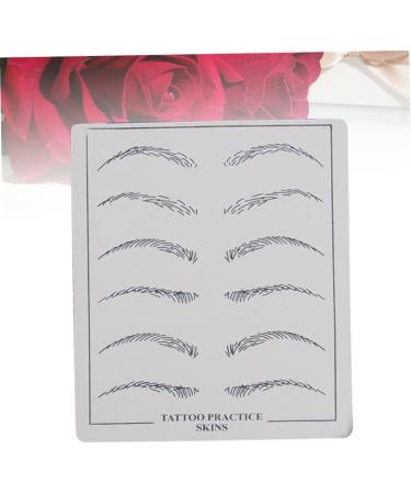 FRCOLOR Flexible Practice Skin 6 Pieces Kit for Eyebrow Shaping Eyebrow Microblading Skin Eyebrow Practice Skin Eyebrow Training Skin Eyebrow Trimming - Buy Online on GoSupps.com