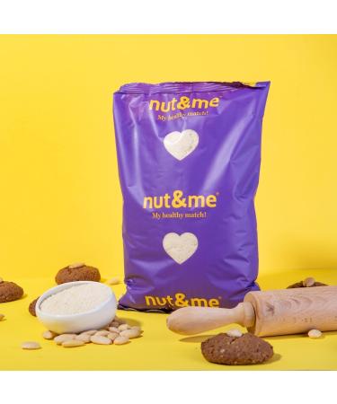 useme Almond flour Realfooding 5 KG KETO nut&me 100 almond Extra fine Gluten Free Vegetarian and vegan Keto diet Baking Sugar Free Without preservatives or additives Almond flour 5 kg - Buy Online on GoSupps.com