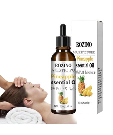 Pineapple fragrance oil fragrance oils essential pineapple oil moisturizing aromatherapy oil essential oils for diffusers massage oil for skin care when sleeping 3.4 fl oz luckxing