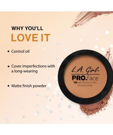 L.A. GIRL PRO Face Matte Pressed Powder GPP613-Toffee - Long-Lasting Shine Control International Shipping Available - Buy Online on GoSupps.com