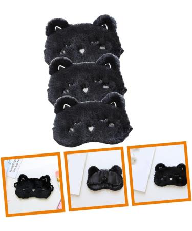 3pcs Cartoon Eye Masks - Korean Facial Sleeping Blindfolds for Teens | Soft Silk Travel Sleep Masks - Buy Online on GoSupps.com