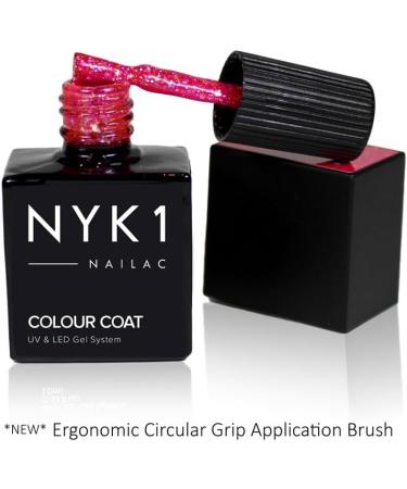 NYK1 Black Gel Polish 10ml (Black Dress) LUXURY LED/UV Gel Nail Polish Nail Art For Professional Manicure & Pedicure - SALON QUALITY Gel Nail Polishes For Home Gel Nail Varnish Set UV Nail Polish - Buy Online on GoSupps.com