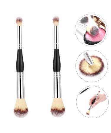 FRCOLOR 8 Pcs Dual Ended Makeup Brush Set - Powder Blush Eye Shadow & Concealer Tools for Flawless Application | International Shipping Available - Buy Online on GoSupps.com