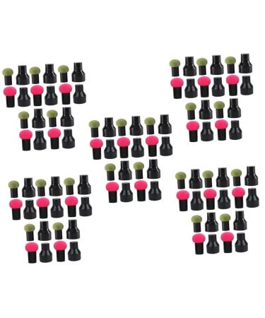 MAGICLULU 50 Sets Mushroom Head Puff Facial Sponges Powder Puff Triangle Puffs Velour Puff Girl Makeup Pad Girl Makeup Tool Beauty Makeup Tools Cosmetic Hydrophilic Polyurethane