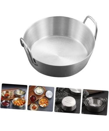 Zerodeko 2pcs Sauce Dish Steel Dipping Plates Pistachio Bowl Serving Bowls for Entertaining Spice Containers Metal Sauce Kimchi Container Dipping Bowls Binaural Stainless Steel re-usable 8X8CMx2pcs Silverx2pcs - Buy Online on GoSupps.com