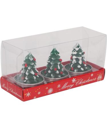 Christmas Tree Tealight Candles Gift Set | Scented Soy Wax Aromatherapy for Home | Stress Relief Christmas Decor - Buy Online on GoSupps.com