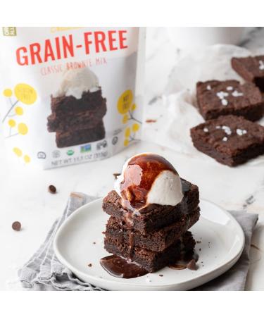 Otto's Naturals Classic Brownie Mix - Organic, Gluten-Free, Nut-Free, Non-GMO - 11.1oz Bag - Buy Online on GoSupps.com