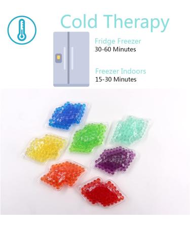 Lip Filler Ice Pack Bulk - 7 Pack for Mouth Injections, Injuries & Bruises - Buy Online on GoSupps.com