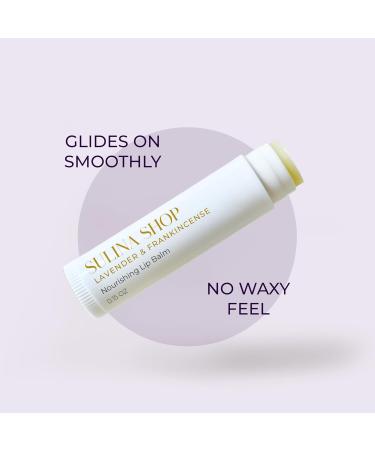 Lavender & Frankincense Lip Balm - Moisturizing Natural Hydrating Formula for Dry Lips - Buy Online on GoSupps.com