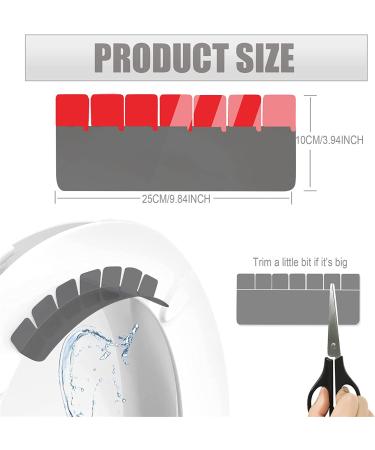 2PCS Magoog Pee Guard - New Model for Adults, Elderly, Disabled, Potty-training - Prevent Pee Splash with Toilet Guard (Black) - Buy Online on GoSupps.com