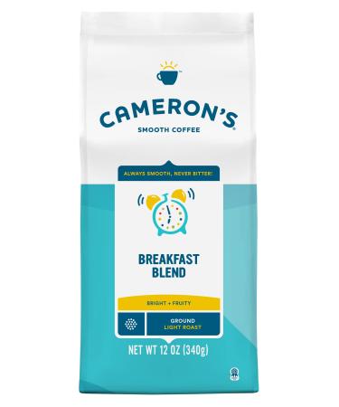 Cameron's Coffee Roasted Ground Coffee Bag, Breakfast Blend, 12 Ounce Coffee Bag Breakfast Blend 12 Ounce (Pack of 1)