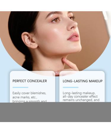 Cushion Foundation Makeup Anti-Perspirant Matte Cushion Concealer for Women | Lightweight Corrective Makeup Cream for Business Trips Travel School and More - Buy Online on GoSupps.com