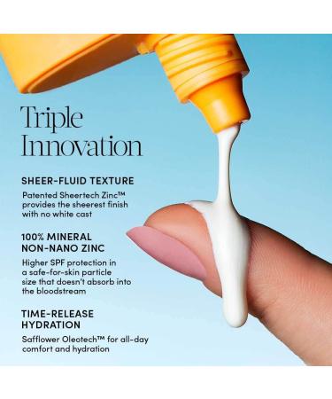 Evereden Premium Mineral Sunscreen SPF 50 | Non-Nano Zinc Oxide | Waterproof & Sweatproof | 2 fl oz Natural Sunscreen for Babies, Kids & Adults - Buy Online on GoSupps.com