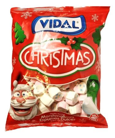 1KG Huge Bag Of Santa Marshmallows Sweets - Approx 150 Marshmallows - Christmas Sweets