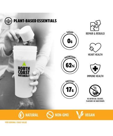 North Coast Naturals Cold Pressed Pumpkin Protein Powder Rich in Magnesium Iron and Zinc- 17 g of complete Protein for Immune Support 340 g (Unflavoured 340 g) Unflavoured 340 g (Pack of 1) - Buy Online on GoSupps.com